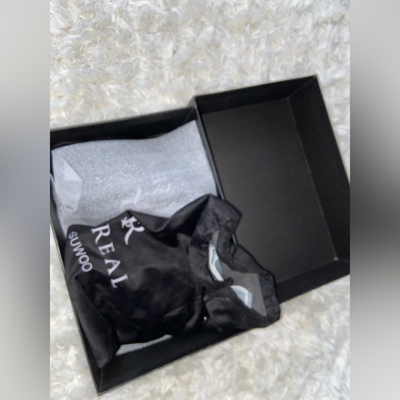 Blue Stilletto Sock Heels | GSUWOO - Picture 9 of 10